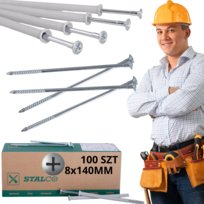 Kołki do betonu Stalco 8 x 140 mm 100 szt.