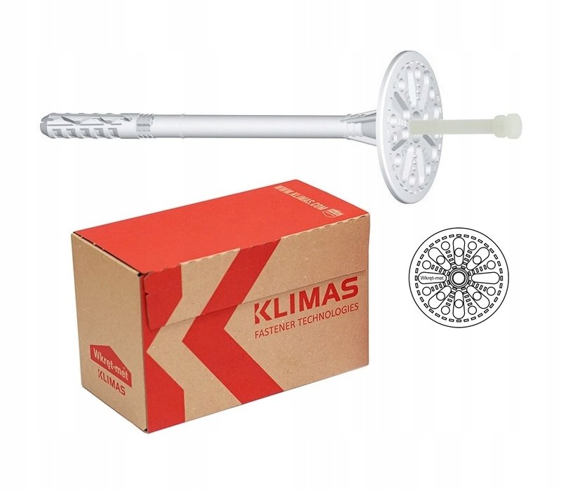 Kołki do styropianu wbijane, łączniki izolacji LTX 10x160 mm 200szt-Zdjęcie-0