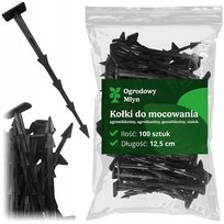 KOŁKI SZPILKI DO AGROWŁÓKNINY AGROTKANINY KOTWY UNIWERSALNE 12,5 cm 100 szt
