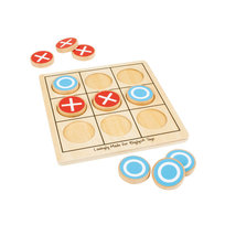 Kółko i krzyżyk, gra logiczna, Bigjigs Toys