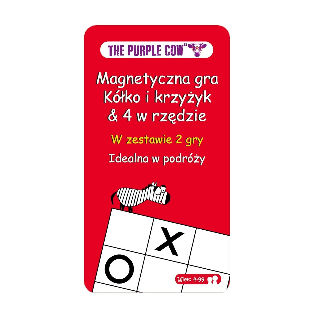 Kółko i krzyżyk, podróżna gra magnetyczna, The Purple Cow, gra planszowa