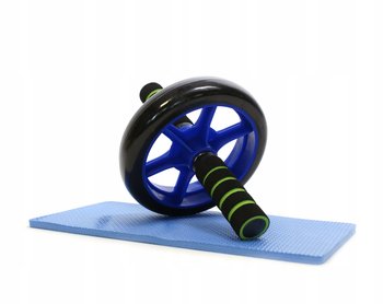 Kółko roller do ćwiczeń brzucha + mata ab wheel - Midex