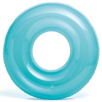 Koło dmuchane do pływania półprzezroczyste neonowe o średnicy 76 cm INTEX 59260 niebieskie Intex