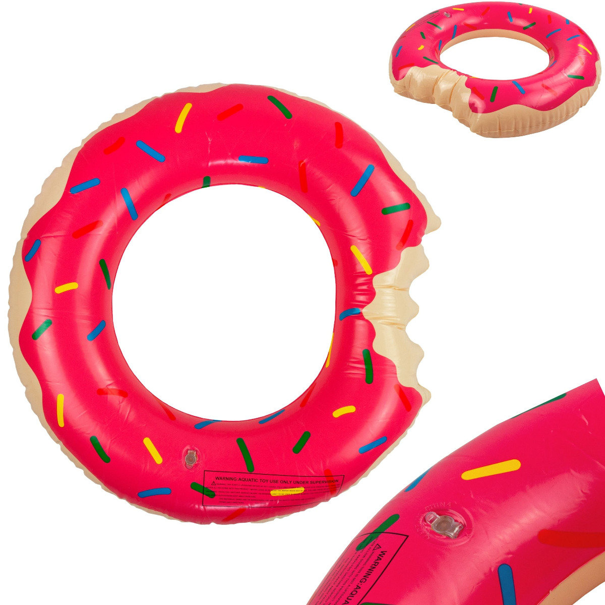 Фото - Іграшка для купання Koło Dmuchane Plażowe Pączek Donut Różowe
