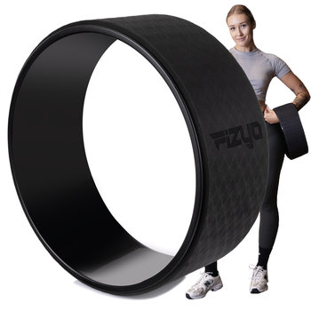Koło do Jogi i Pilatesu FIZYO Yoga Wheel Roller Fitness Pierścień do Ćwiczeń Czarne - Fizyo