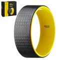 Koło do Jogi XXL - żółto-czarne 40x15 - 4FIZJO