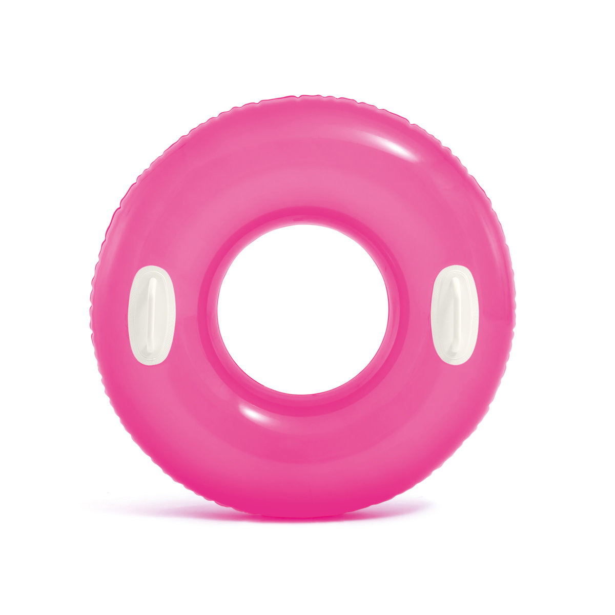 Фото - Іграшка для ванної Intex Koło do pływania kółko plażowe z uchwytami różowe  59258 