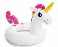 Koło kółko dmuchane do pływania dla dzieci 107x58cm jednorożec INTEX 59221 Intex