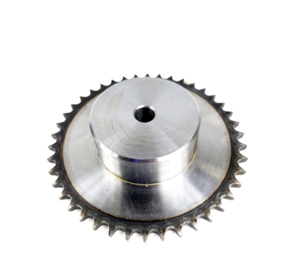 Produktbild von Kettenrad 08B Mit Nabe, Gehärtet – 14 Zähne, Teilung 12,7 Mm, Für Industrieantriebe, Ozdowski Qualität