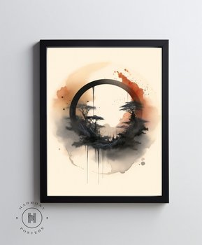 Koło Zen - 50x70 cm - Bez ramy - Harmony Posters