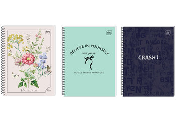 Kołonotatnik A4 120 Kartek W Kratkę Interdruk KOŁOZESZYT Zeszyt mix - Interdruk