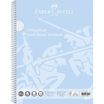 Kołonotatnik A4 Faber-Castell 80 K. W Kratkę Błekitny - Faber-Castell