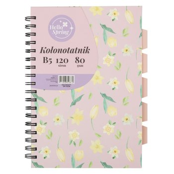 Kołonotatnik, Hello Spring, B5, 120 Kartek - Empik