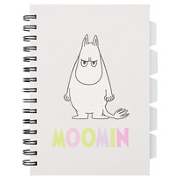 Kołonotatnik, Moomin Spring, Muminek, szary