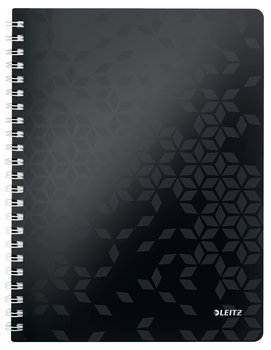 Kołonotatnik w kratkę, A4, PP Leitz WOW, czarny - Leitz