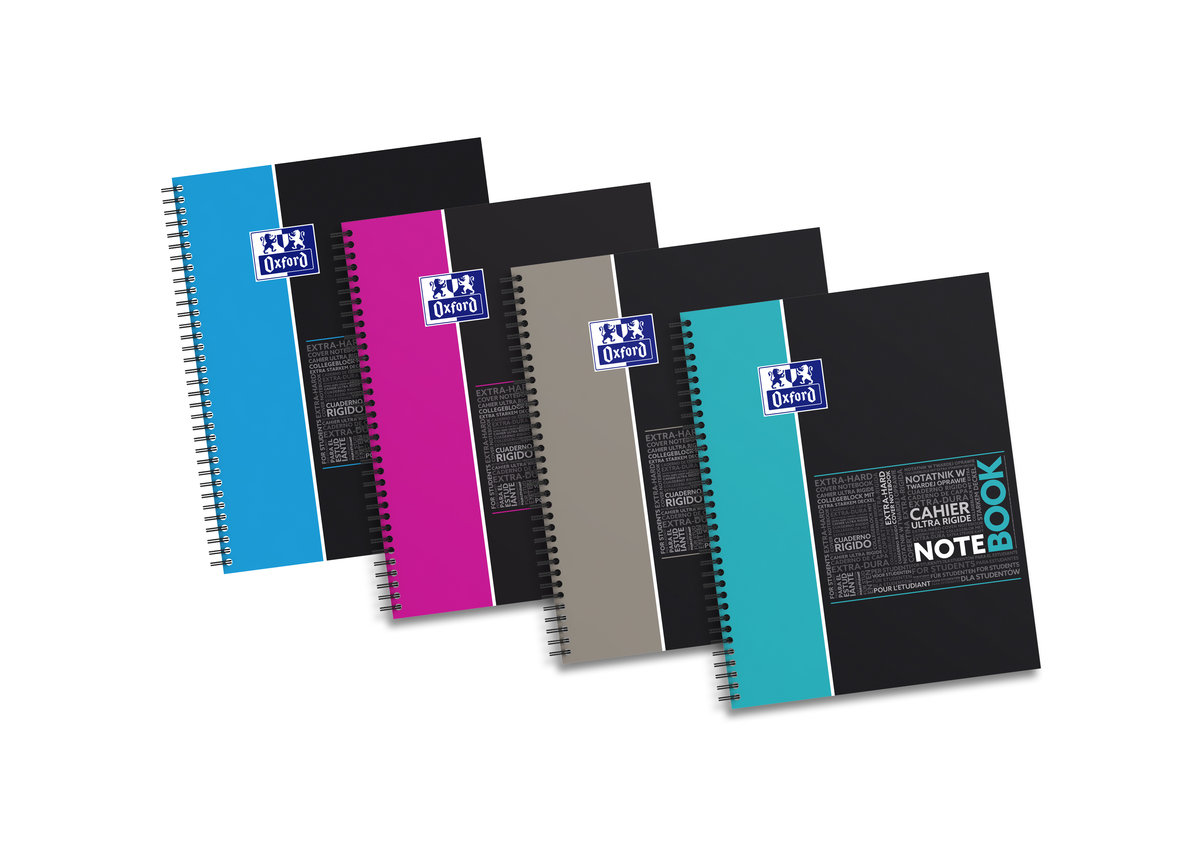 Kołonotatnik w kratkę Oxford Notebook, B5, mix kolorów - Oxford | Sklep ...