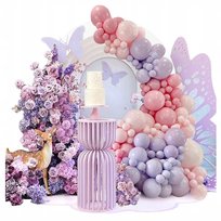 KOLOROWA GIRLANDA BALONOWA DEKORACJA NA WESELE ŚLUB 131szt +   !