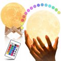 Kolorowa LAMPKA NOCNA 3D Duży Księżyc 48cm MOON MOONLIGHT LED RGB + pilot - Ledtechnics