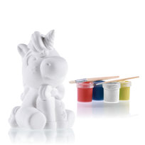 Kolorowanka 3D Jednorożec Figurka gipsowa Malowanka Candellana