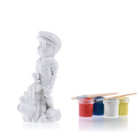Kolorowanka 3D Pinokio drewniany chłopiec Figurka gipsowa YouArtMe