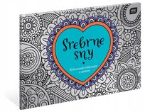 Kolorowanka A4 16 kart relaksująca SREBRNE SNY