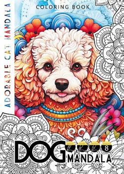 Kolorowanka A4 Dog Mandala Psy - Fresh