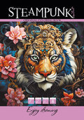 Kolorowanka A4 Steampunk Tygrys - Fresh