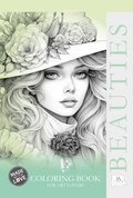 Kolorowanka Kreatywna A4 Beauties Zielona - Fresh