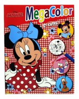 Kolorowanka Myszka Minnie Disney + naklejki. 128 stron, kwiatki