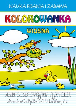 Kolorowanka. Wiosna - Guzowska Beata