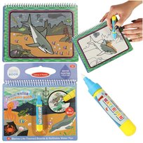 Kolorowanka Wodna Z Pisakiem Mazakiem Na Wodę Książeczka Wielorazowa Zestaw