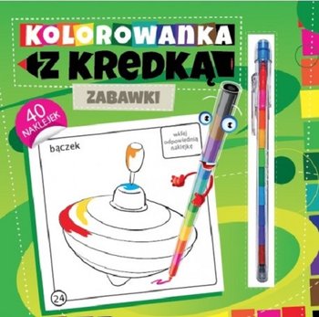 Kolorowanka z kredką. Zabawki - Południak Marcin