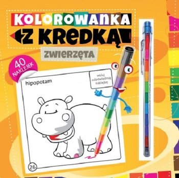 Kolorowanka z kredką. Zwierzęta - Południak Marcin