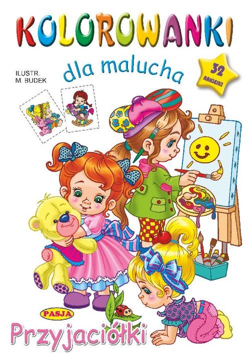 Kolorowanki dla malucha. Przyjaciółki