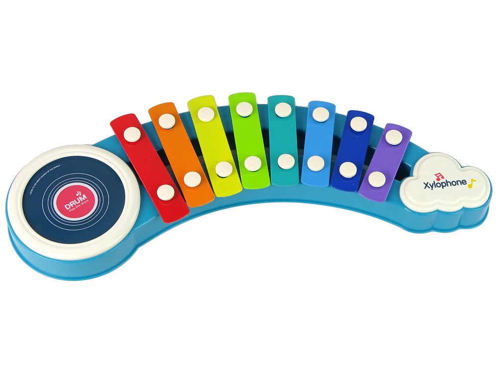 Zdjęcia - Zabawka muzyczna LEAN Toys Kolorowe Cymbałki Bębenek Dla Dzieci Muzyka 