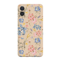 Kolorowe kwiaty - iPhone 12 Etui matowe karmel [TIF 03E]