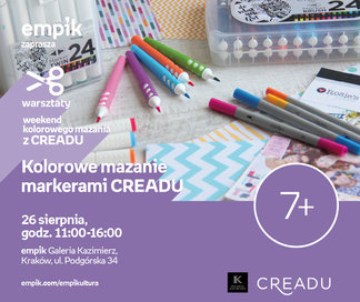 Kolorowe mazanie markerami Creadu | Empik Galeria Kazimierz