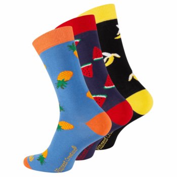 Kolorowe skarpetki damskie długie 3 pary 36/40 - Inna marka