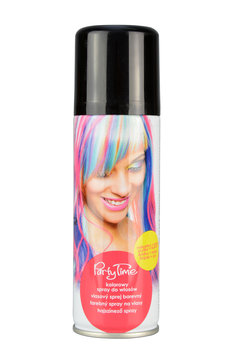 Kolorowy spray do włosów, czarny - Arpex