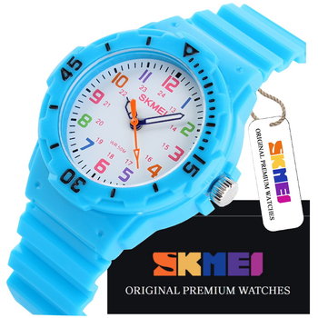 Kolorowy Zegarek Dziecięcy Skmei Wskazówkowy Dla Chłopaka Dziewczynki - SKMEI