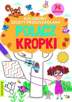 Kolorowy zeszyt przedszkolaka. Połącz kropki