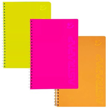 Kołozeszyt A4 100 kartek kratka ASTRAPAP FLUO - Astra