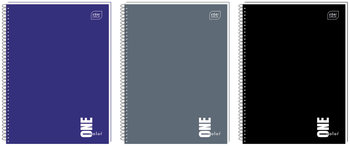 Kołozeszyt A4 100 kartek w kratkę UV one color Interdruk KOŁOZA4100MOC - Interdruk