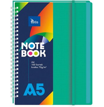 Kołozeszyt A5 100K Pp Zielony Tetis - TETIS