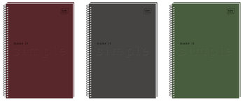 Kołozeszyt A5 50 Kratka Simple Interdruk - Interdruk