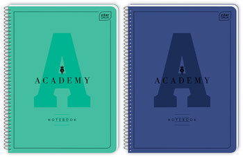 Kołozeszyt A5, Academy Hybrid, w linię 80 kartek, Interdruk - Academy