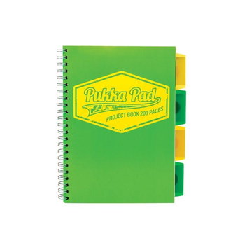 Kołozeszyt B5 100K Pukka Pad Project Book Neon Zielony - Pukka Pad
