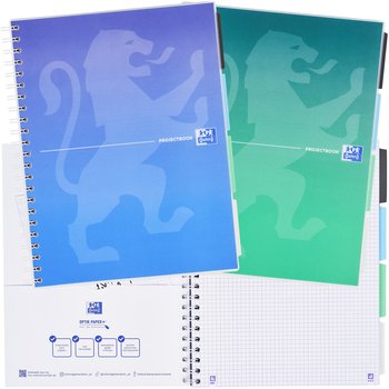 Kołozeszyt Oxford Gradient Projectbook A4/80K Klasyczny Mix - Oxford