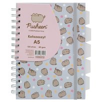 Kołozeszyt, Pusheen, Spirala, Szary, A5 kot