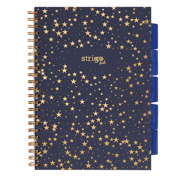 Kołozeszyt STRIGO PADS Project Book A4 kratka z przekładkami Gwiazdy - Strigo